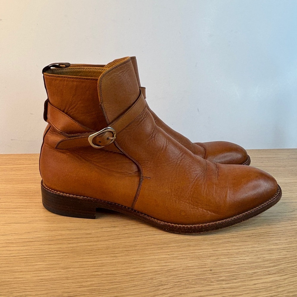 Douglas Jodhpur Boot from Beckett Simonon Cognac Leather Mens 10